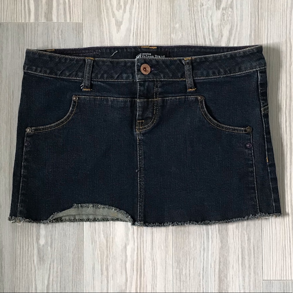Volcom denim skirt